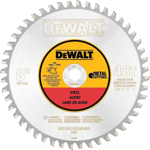 Lame circulaire pour m&eacute;taux ferreux, 8", 40 dents, Pour M&eacute;tal Dufferin Supply