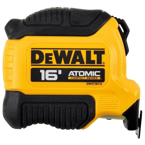 ATOMIC COMPACT SERIES Tape Measure, 16', Imperial Graduations Dufferin Supply