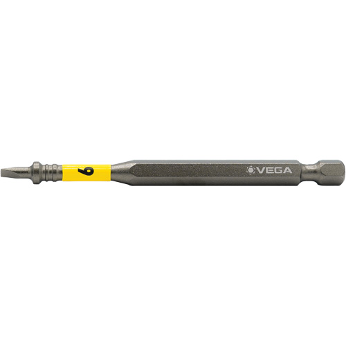 Embout pour outils &eacute;lectriques Impactech, Fente, Embout 6F-8R, Prise 1/4", Longueur 3-1/2" Dufferin Supply