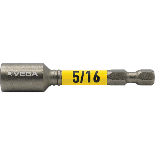 Tourne-&eacute;crou Impactech, Embout 5/16", Prise 1/4", 2-9/16" lo, Magn&eacute;tique Dufferin Supply