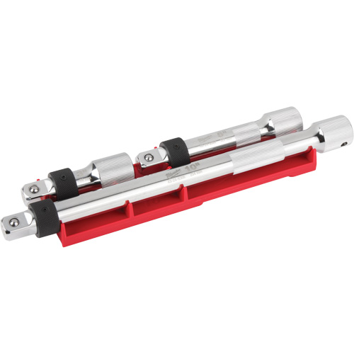 Locking Extension Set, 1/2" Drive, Chrome Finish, 3 Pcs Dufferin Supply