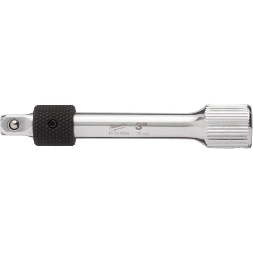 Locking Extension Socket, 1/4" Drive, 3" L Dufferin Supply
