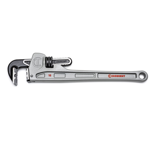 Cl&eacute; &agrave; tuyau &agrave; m&acirc;choires K9, Cap des m&acirc;choires 2-7/8", Longueur 18", Fini Rev&ecirc;tement en poudre, Prise Ergonomique Dufferin Supply