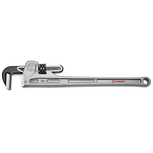 Pipe Wrench, 3-1/2" Jaw Capacity, 24" Long, Powder Coated Finish, Ergonomic Handle Dufferin Supply