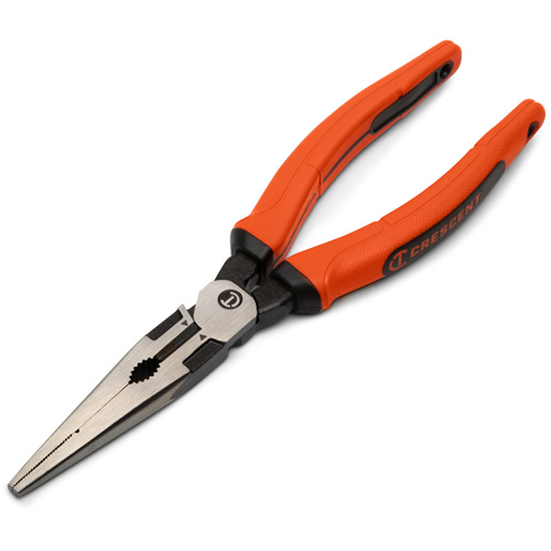 Pince &agrave; bec long Z2 avec poign&eacute;e &agrave; prise en cuir double mat&eacute;riau, 8" lo Dufferin Supply