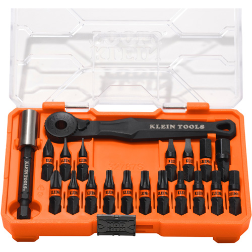ProFlex Micro Ratchet Impact-Rated Bit Set, 20 Pcs, 1/4" Drive Size Dufferin Supply