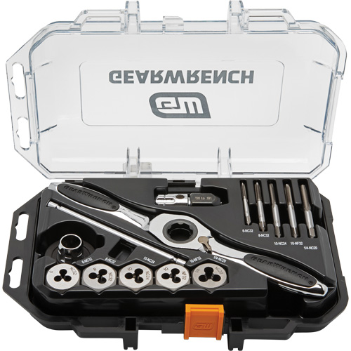 SAE Ratcheting Tap & Die Set, 15 Pieces Dufferin Supply