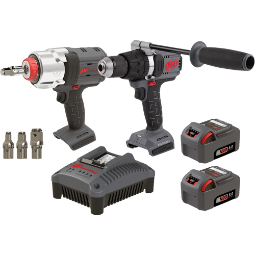 Ensemble de marteau perforateur & cl&eacute; &agrave; chocs, Lithium-ion, 20 V Dufferin Supply