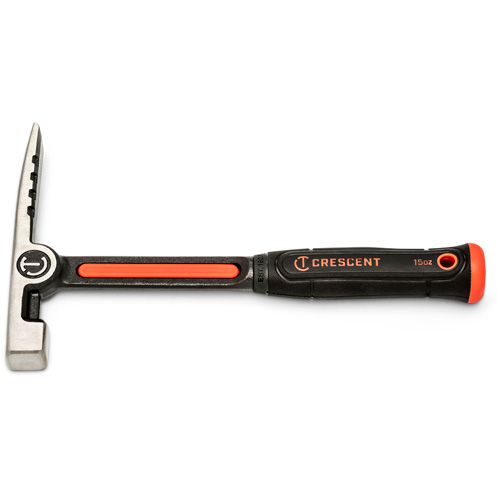 Brick Hammer, 15 oz., Solid Steel Handle, 7" L Dufferin Supply