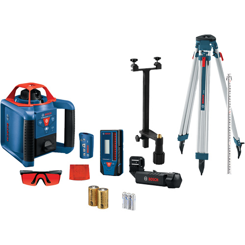 Self-Leveling Horizontal/Vertical Rotary Laser Kit, 670 Nm Dufferin Supply