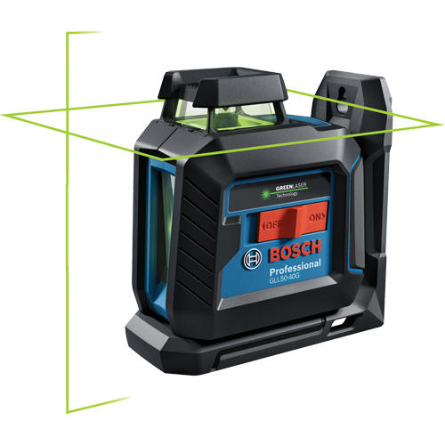 Laser &agrave; lignes crois&eacute;es 360° auto-nivelant &agrave; faisceau vert Dufferin Supply