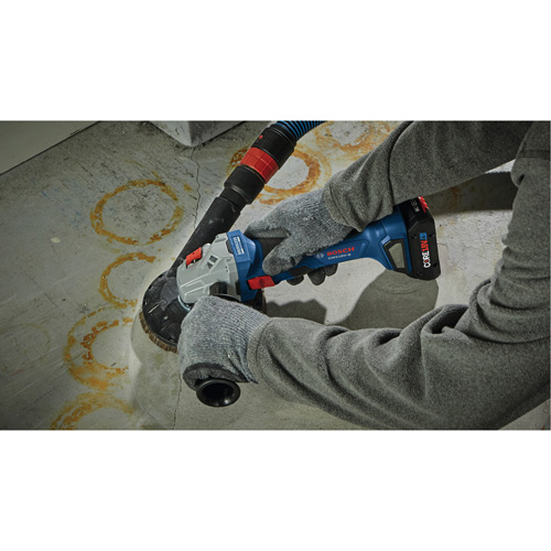Brushless Angle Grinder with Slide Switch, 4-1/2" Wheel, 18 V Dufferin Supply