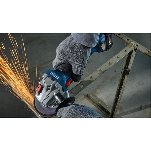 Brushless Angle Grinder with Slide Switch, 4-1/2" Wheel, 18 V Dufferin Supply