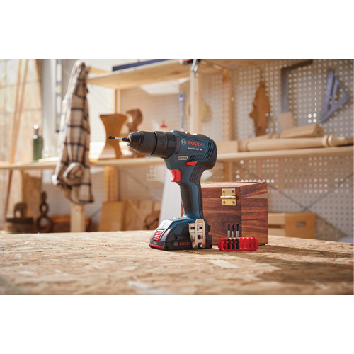 Trousse de perceuse-visseuse &agrave; percussion sans balais EC, 1/2", Mandrin 1/2", 18 V Dufferin Supply