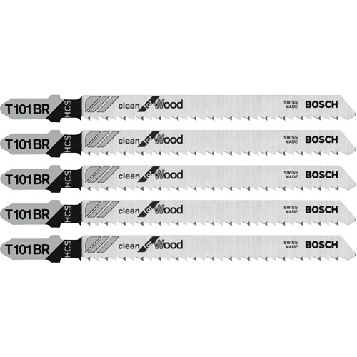 Lame de scie sauteuse Basic for Wood, Tige en T, 4" lo, 10 dents par pouce Dufferin Supply