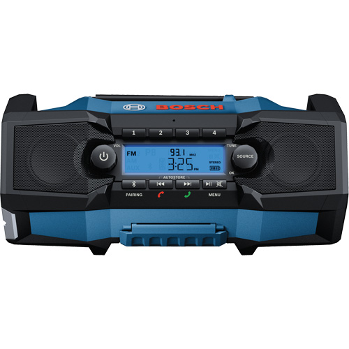 Radio de chantier compacte avec Bluetooth 5.0, Lithium-ion, 18 V Dufferin Supply