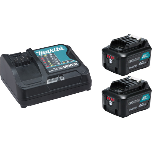Ensemble de d&eacute;part CXT avec chargeur rapide et deux batteries de 4?Ah, 12 V, Lithium-ion Dufferin Supply