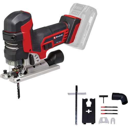 Professional Variable Speed Cordless Jigsaw with Barrel Grip (Tool Only), 18 V, Lithium-Ion, 0-3500 SPM, 1-1/32" Stroke Length Dufferin Supply