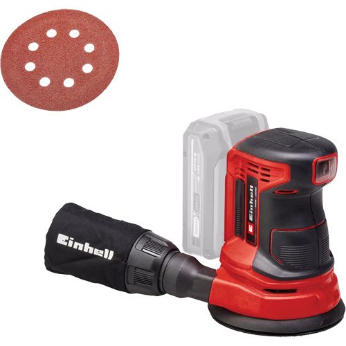 Cordless Random Orbit Sander (Tool Only), 5" Sand Paper, 18 V, 14000 - 22000 OPM Dufferin Supply