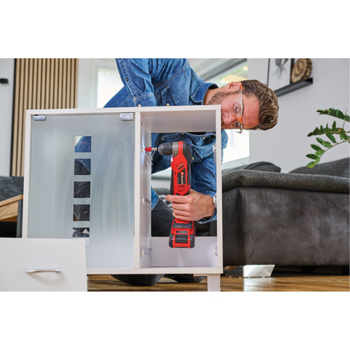 Cordless Right Angle Drill/Driver (Tool Only), 18 V, 3/8" Chuck, Lithium-Ion Dufferin Supply