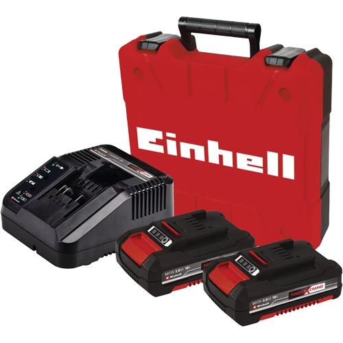 Professional Cordless Hammer Drill/Driver Kit, 1/2" Chuck, 18 V Dufferin Supply