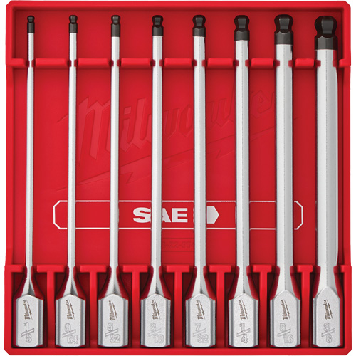 Jeu de douilles longues &agrave; embouts SAE, Sph&egrave;re hexagonale, Prise 3/8", 8 mr Dufferin Supply
