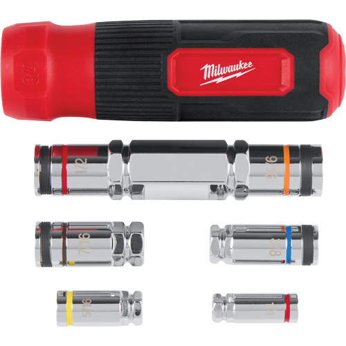 7-in-1 HOLLOWCORE Multi-Nut Driver, 9-9/100" L, Magnetic Dufferin Supply