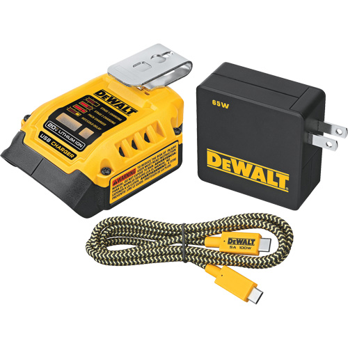 MAX*/FLEXVOLT &reg; 5 Amp USB Charging Kit, 20 V, Lithium-Ion Dufferin Supply
