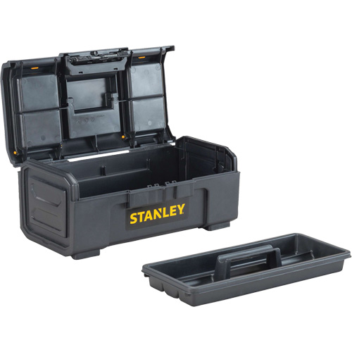 Toolbox, 16" W x Black/Yellow Dufferin Supply
