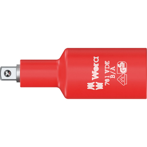 Adaptateur isol&eacute; VDE B/A, Prise 3/8", Douille 1/4", 2,59" lo, Sph&eacute;rique Dufferin Supply