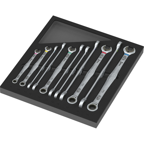 Insert en mousse 9735 pour jeu 6007 Joker 1, Combinaison &agrave; cliquet, 12 morcea Dufferin Supply