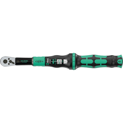 Cl&eacute; dynamom&eacute;trique Click-Torque Lock A 5 r&eacute;glable avec fonction Torque Lock, &agrave; cliquer, Entraînement 1/4" carr&eacute;, 1 - 18 lb-pi Dufferin Supply