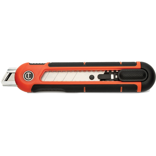 Couteau r&eacute;tractable &agrave; lame cassable de 18 mm, Acier, Prise en Plastique Dufferin Supply