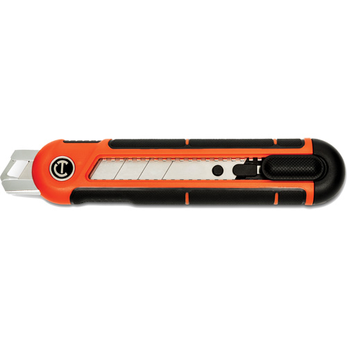 25mm Snap Off Blade Retractable Knife, Steel, Plastic Handle Dufferin Supply