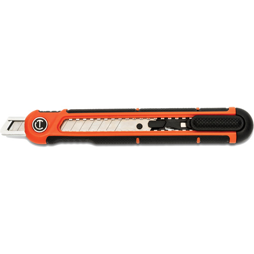 9mm Snap Off Blade Retractable Knife, Steel, Plastic Handle Dufferin Supply