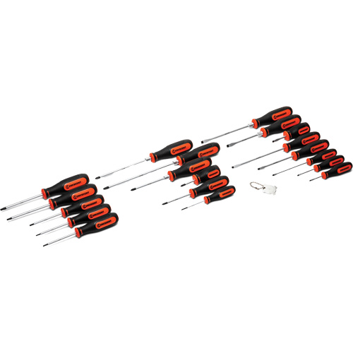 Jeu de tournevis &agrave; double mat&eacute;riaux, 20 mcx. Dufferin Supply
