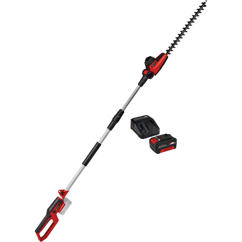 Cordless Pole Hedge Trimmer with 4Ah Battery & Charger Starter Kit, 18", 18 V, Battery Powered Dufferin Supply