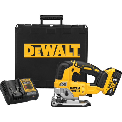 XR&reg; Cordless Jig Saw Kit, 20 V, Lithium-Ion, 3200 SPM, 1" Stroke Length Dufferin Supply