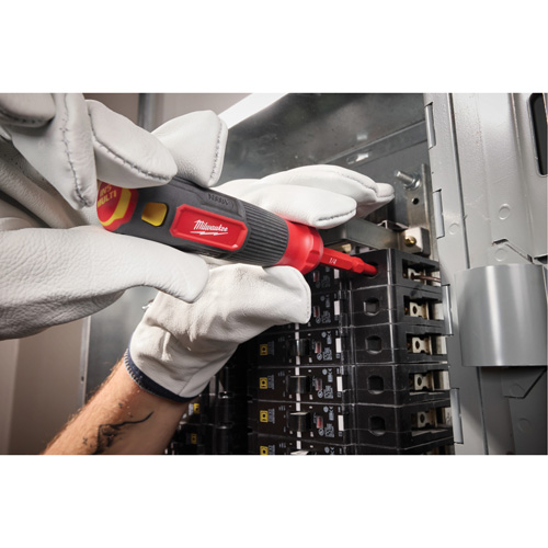 2-in-1 1000V Insulated Flip Shank Multi-Bit Screwdriver, 8-4/5" L, Cushion Grip Handle Dufferin Supply