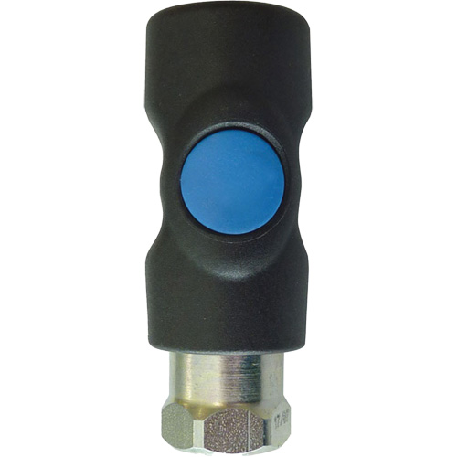 Raccord industriel rapide TOPQUIK S1, Composite en polyester/Acier inoxydable, 1/4", NPT femelle, 174 PSI Dufferin Supply