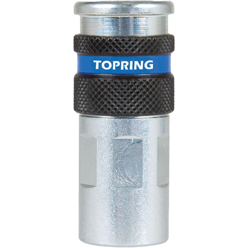 Raccord industriel rapide QUIKSILVER 2, Acier zingu&eacute;, 1/4", NPT femelle, 362 PSI Dufferin Supply