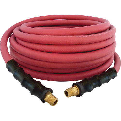 MAXPRO Rubber Hose, Air/Water, EPDM Rubber/Polyester, 3/8" dia. x 50', 300 psi, 1/4 NPT Dufferin Supply