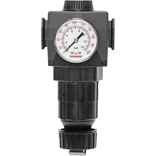 MODULAIR 400 Zinc Diaphragm Regulator, 1/2" NPT, 300 psi Max. PSI, In Line/Modular Dufferin Supply