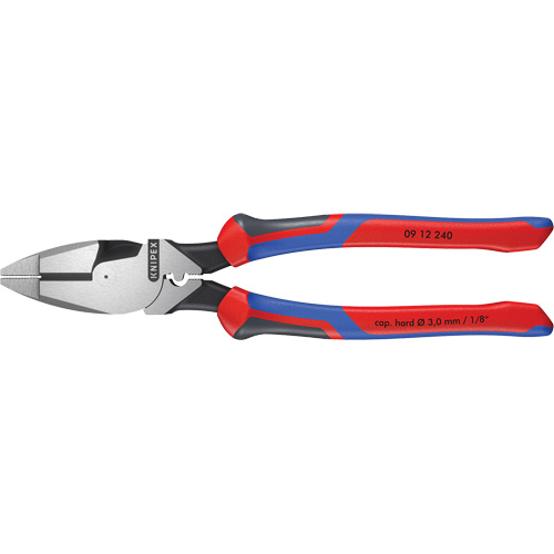 Pince pour monteurs de lignes &agrave; levier d&eacute;multipli&eacute;, type Nouvelle-Angleterre avec tire-fil, sertisseur et poign&eacute;e KNIPEXTEND Dufferin Supply