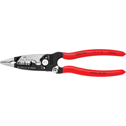 Forged Wire Stripper, 8" L, 10 - 20 AWG Dufferin Supply