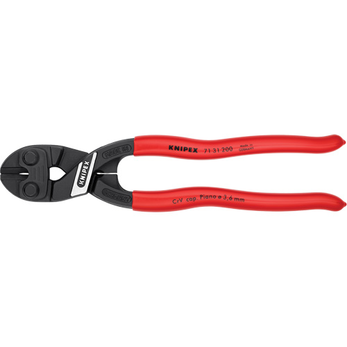 CoBolt&reg; High Leverage Compact Bolt Cutters with Notched Blade, 8" L, Center Cut Dufferin Supply