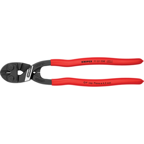 CoBolt&reg; High Leverage XL Compact Bolt Cutters with Notched Blade, 10" L, Center Cut Dufferin Supply