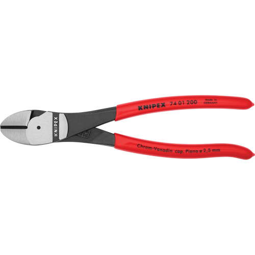 Pince coupante diagonale &agrave; levier d&eacute;multipli&eacute;, 8" lo Dufferin Supply