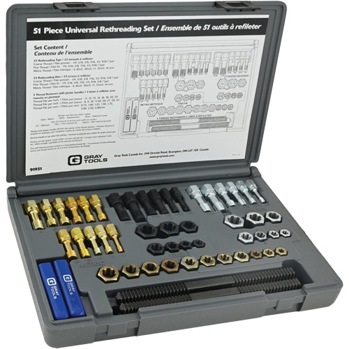 Universal Rethreading Set, 51 Pieces Dufferin Supply