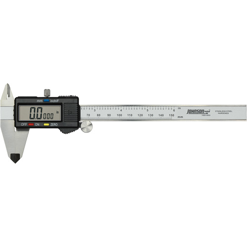 Pied &agrave; coulisse num&eacute;rique, R&eacute;solution de 0,0005" (0,01 mm), 0" - 6" (0 mm - 150 mm) gamme de mesure Dufferin Supply